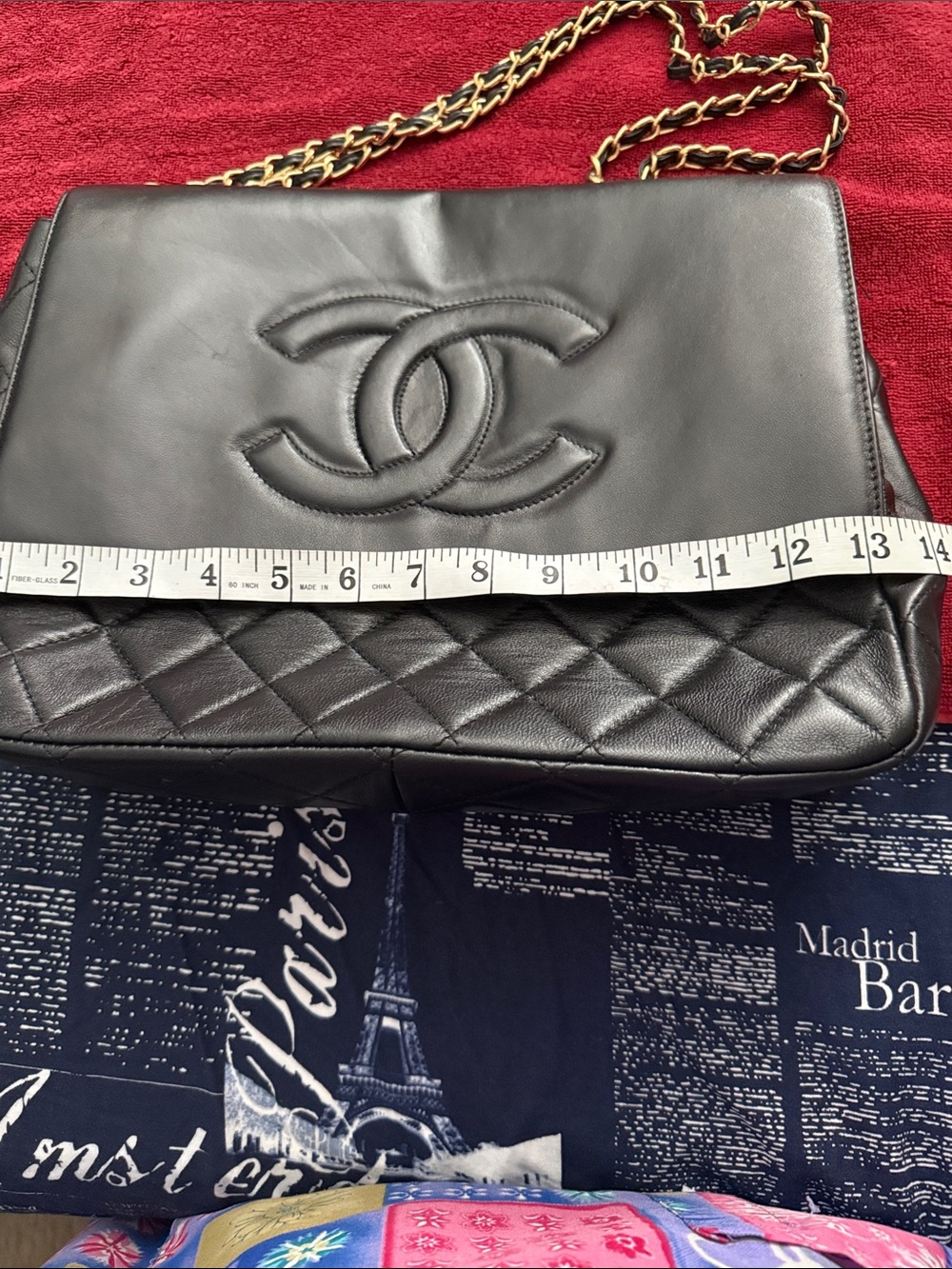Leather Quilted Handbag - Picture 12 of 14